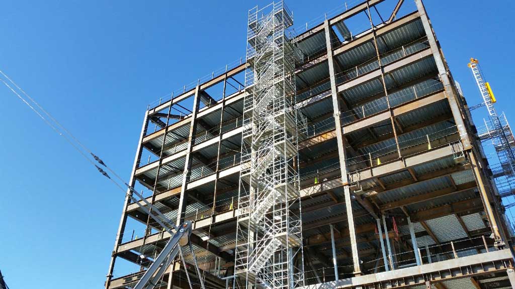 Stair Towers Services by Major Scaffold Los Angeles
