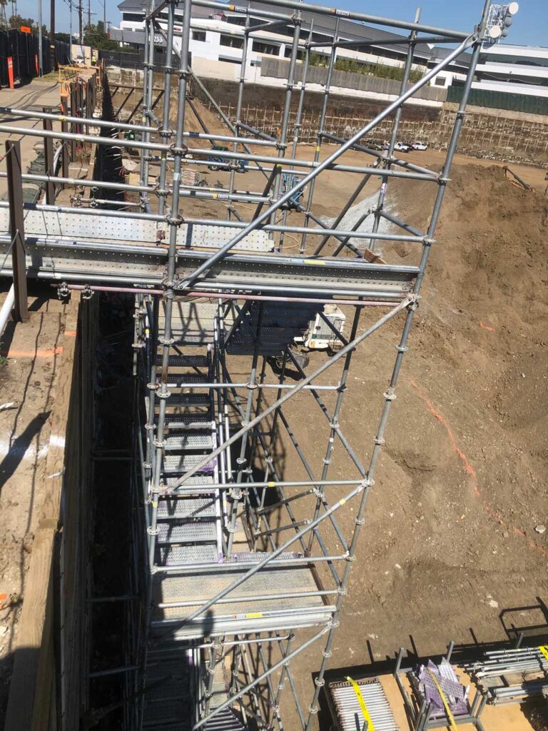 Stair Tower Scaffold by Major Scaffold Los Angeles